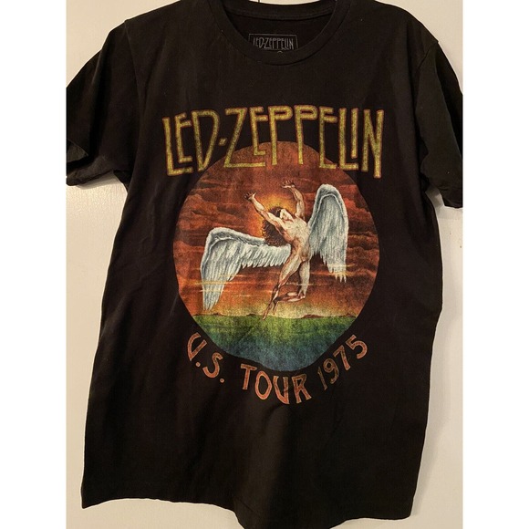 Led Zeppelin Classic Rock Tee - Men's Black Size Medium * MTS33 - Picture 2 of 3